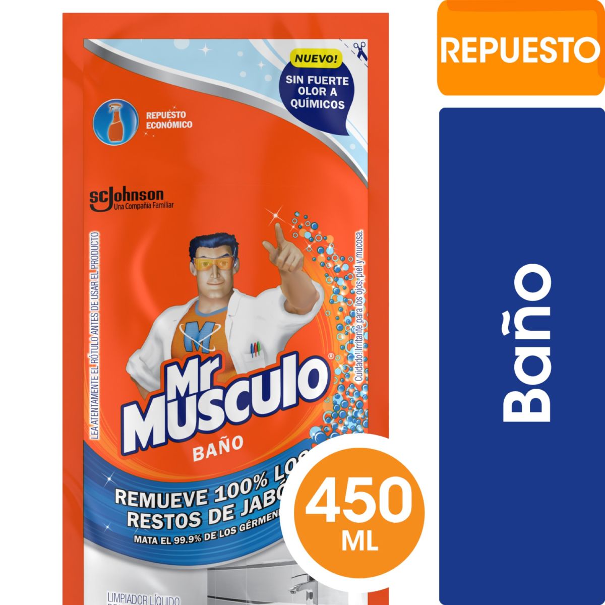 Mr Musculo Repto Doypack Baño 450ml
