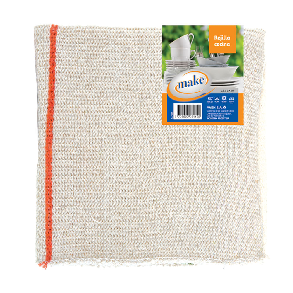 Trapo Rejilla Blanca 38x45cm