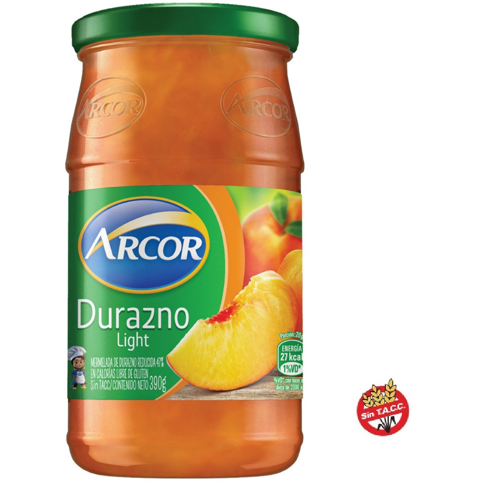 Mermelada Frasco Durazno Light 400g