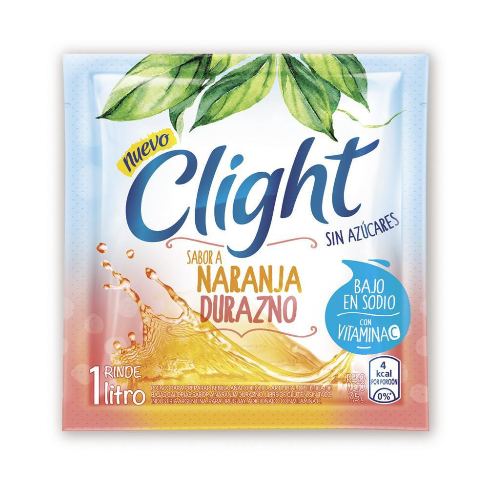 Clight Naranja Durazno 8g