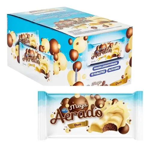 Mega Aerado Ao Leite Arcor x