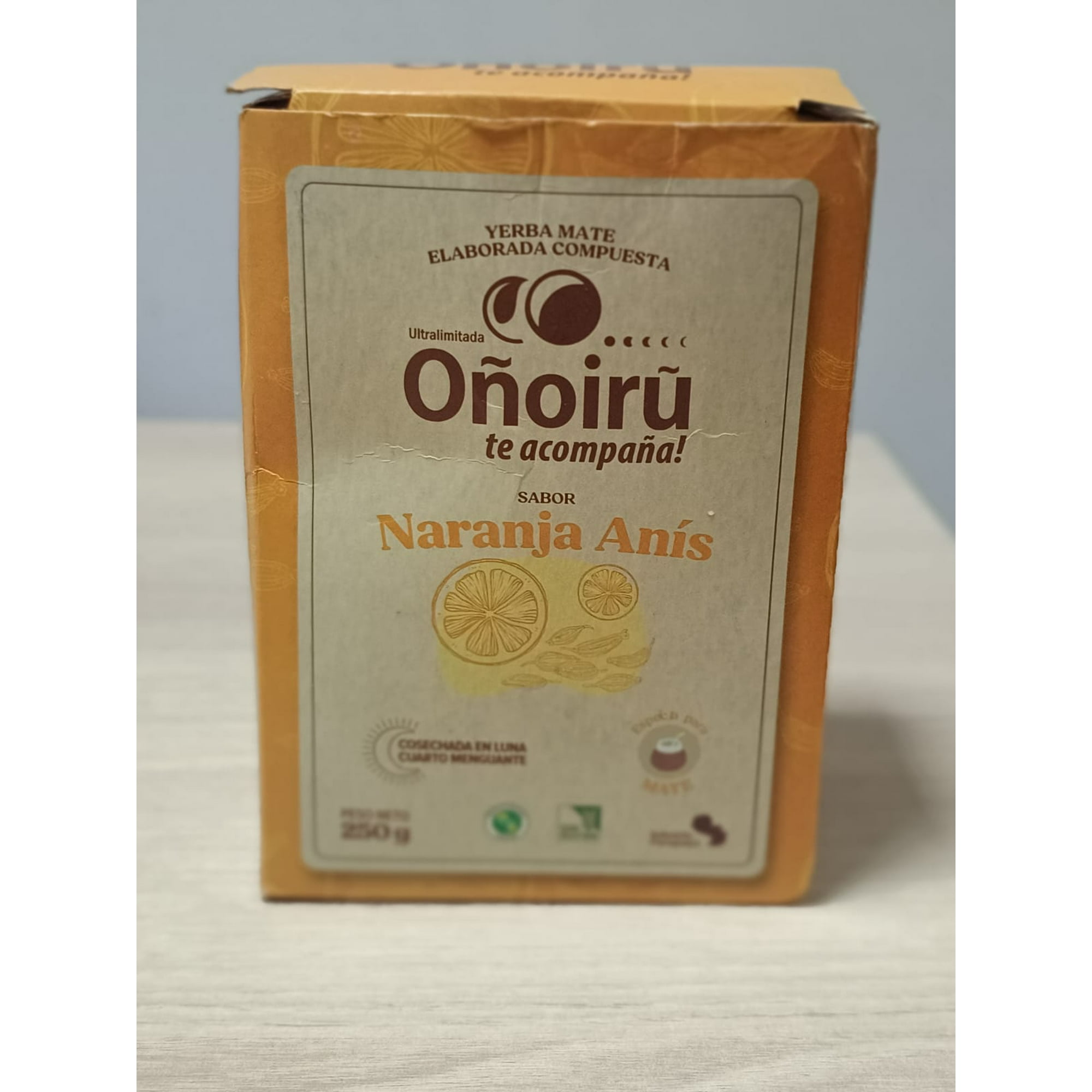Yerba Mate Naranja Anis Oñoiru 250g