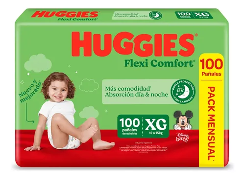Pañal Huggies Flex Comfort Xg