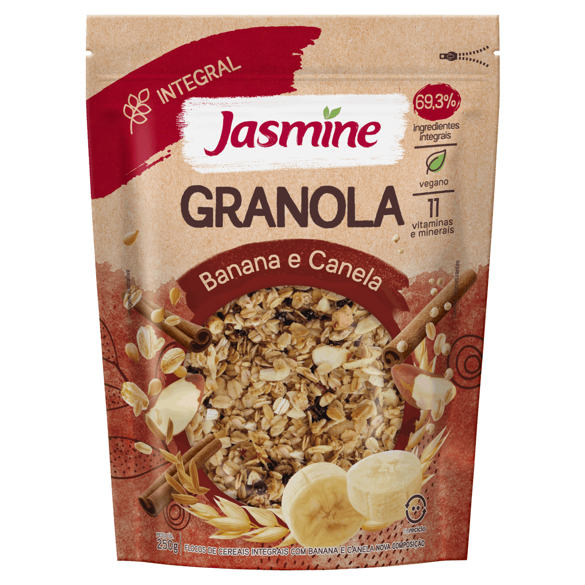 Granola Banana y Canela 250g