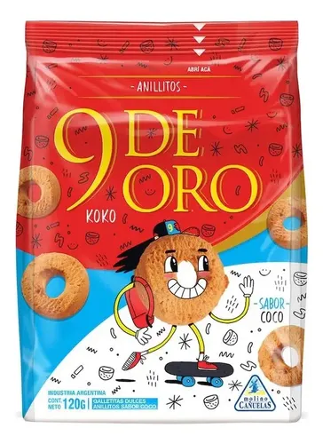 Anillos Sabor Coco 50g