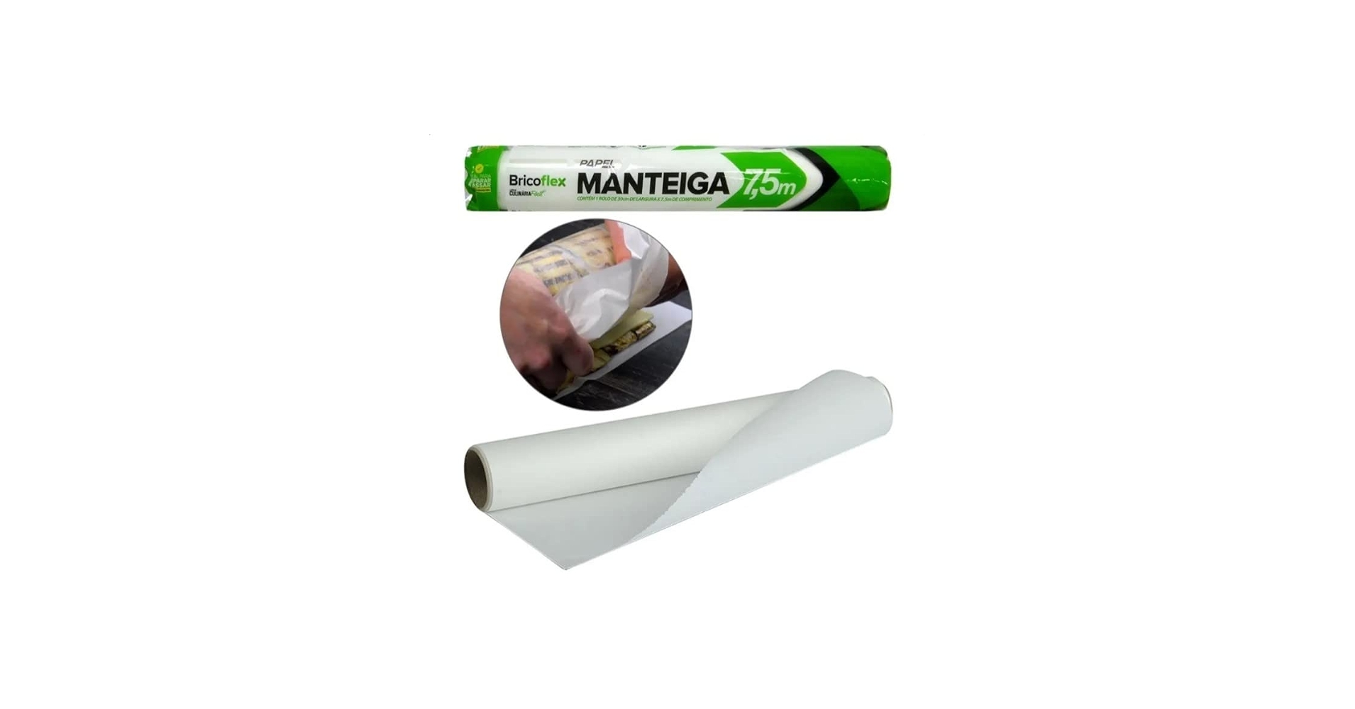 Papel Manteca Bricoflex 30x7,5m