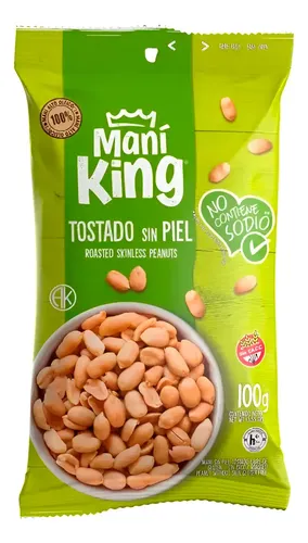 Maní Tostado sin Sal 100g