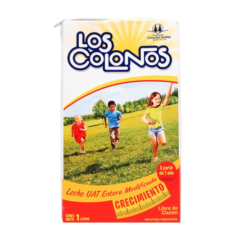 Leche Uht Crecimiento los Colonos 1L