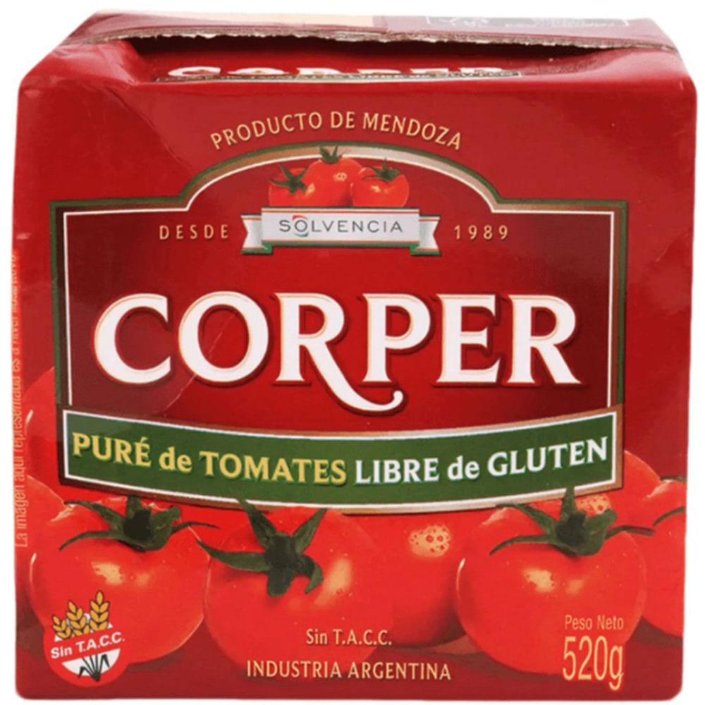 Puré de Tomare Corper 520g