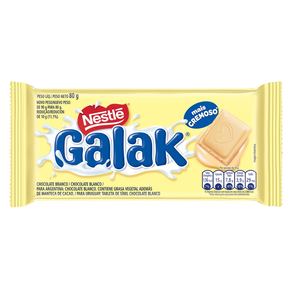 Galak Chocolate Blanco 80g