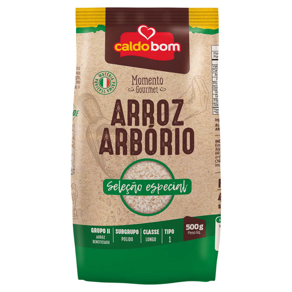 Arroz Caldo Bom Arborio 500g