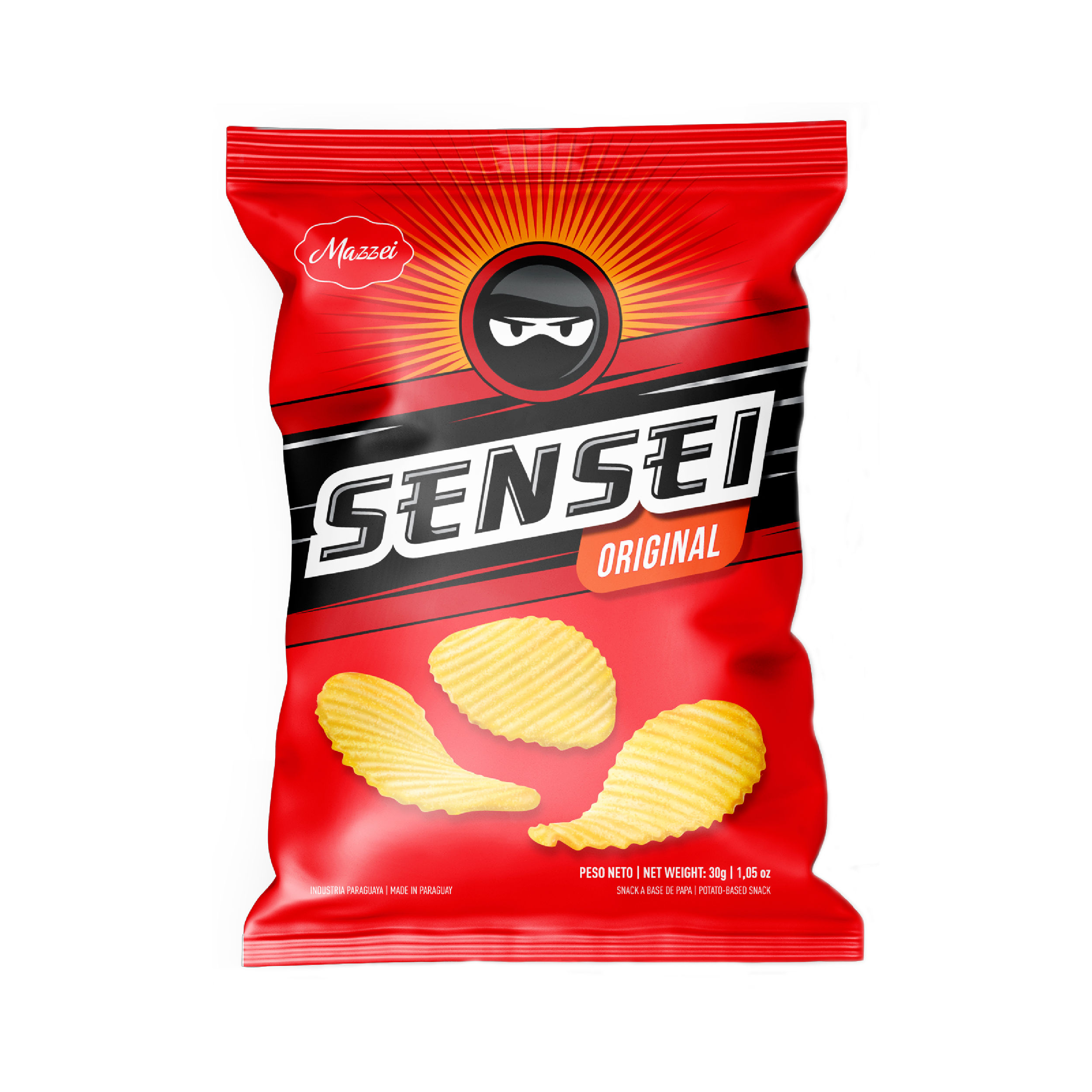 Sensei Papas Fritas Sabor Pizza 140g x2