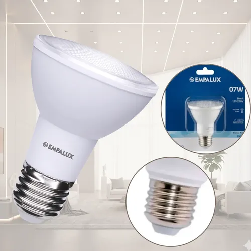 Foco Led Empalux Bivolt 7w 3000k