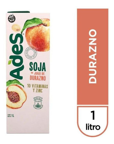 Ades Durazno Multi 10 1L