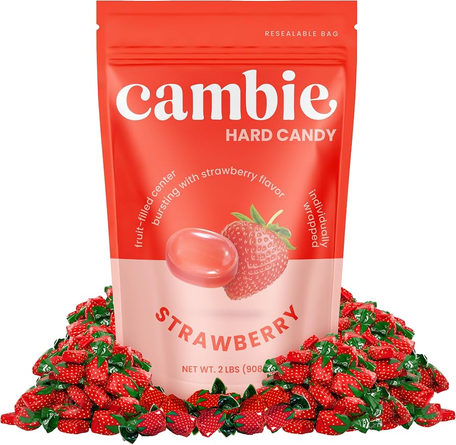 Caramelo Relleno Frutilla 18x600g