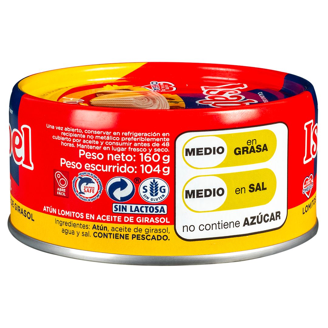 Atún Lomitos Isabel al Aceite 48x175g