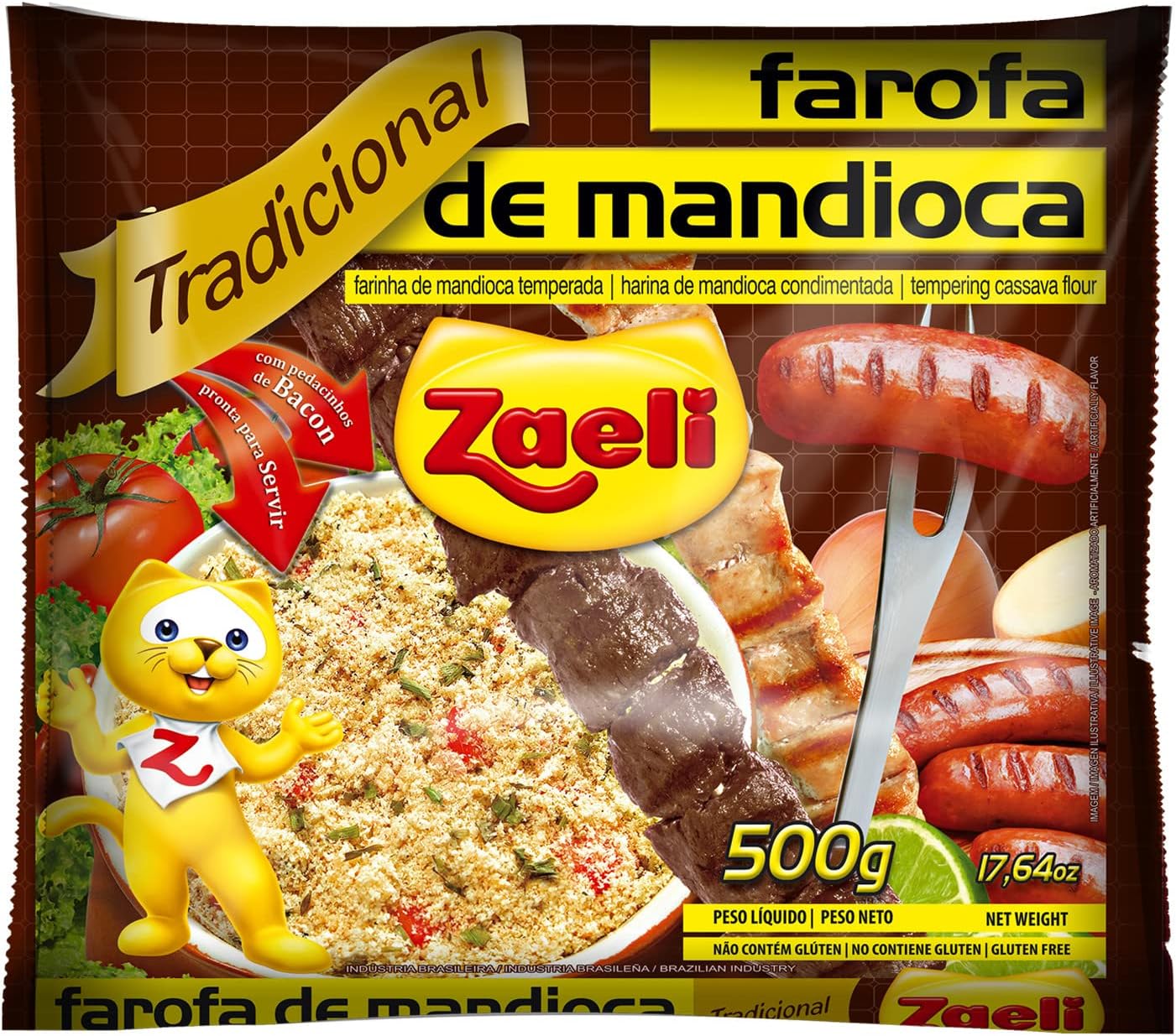 Farofa Zaeli Tradicional de Mandioca 250g