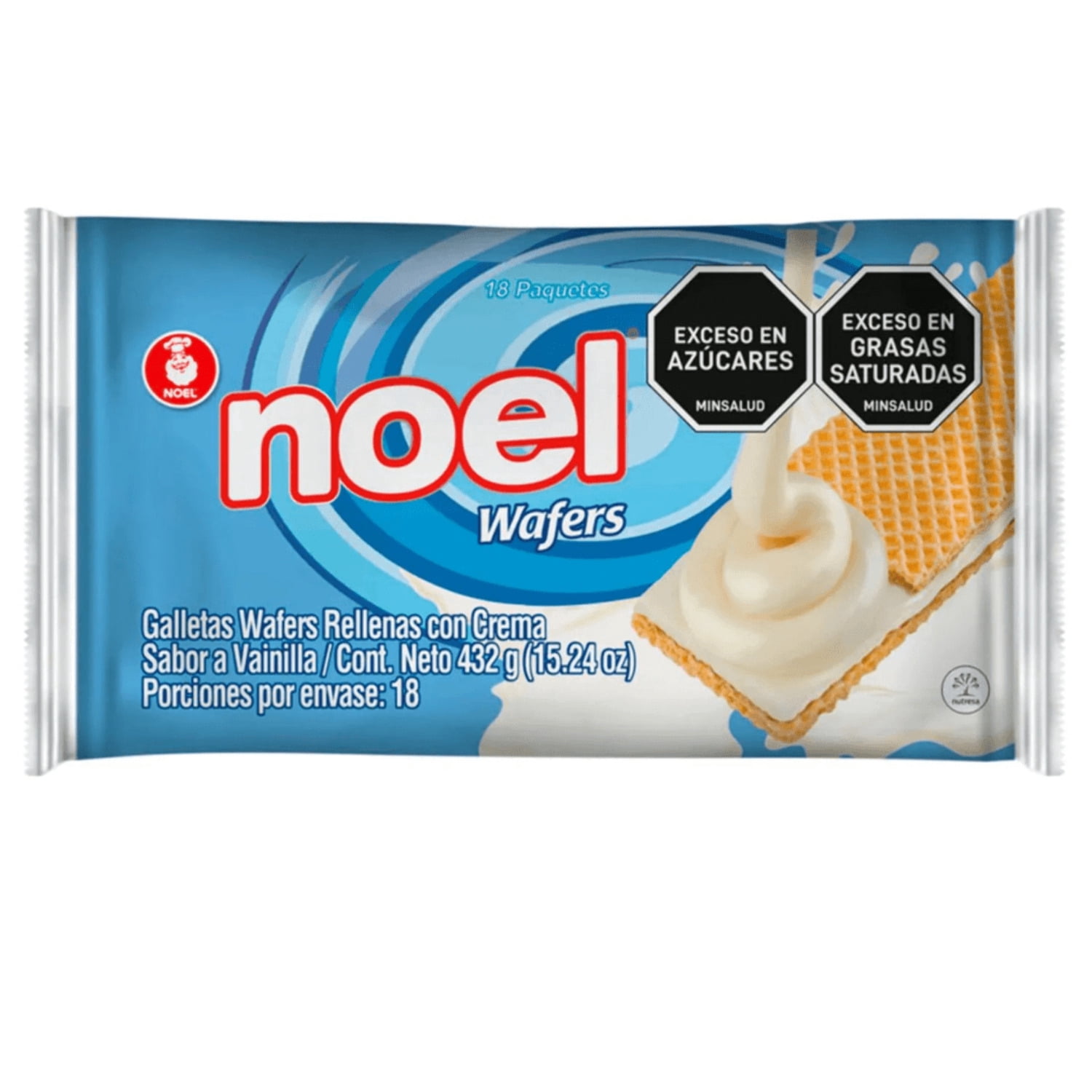 Wafer Vainilla 80g x30