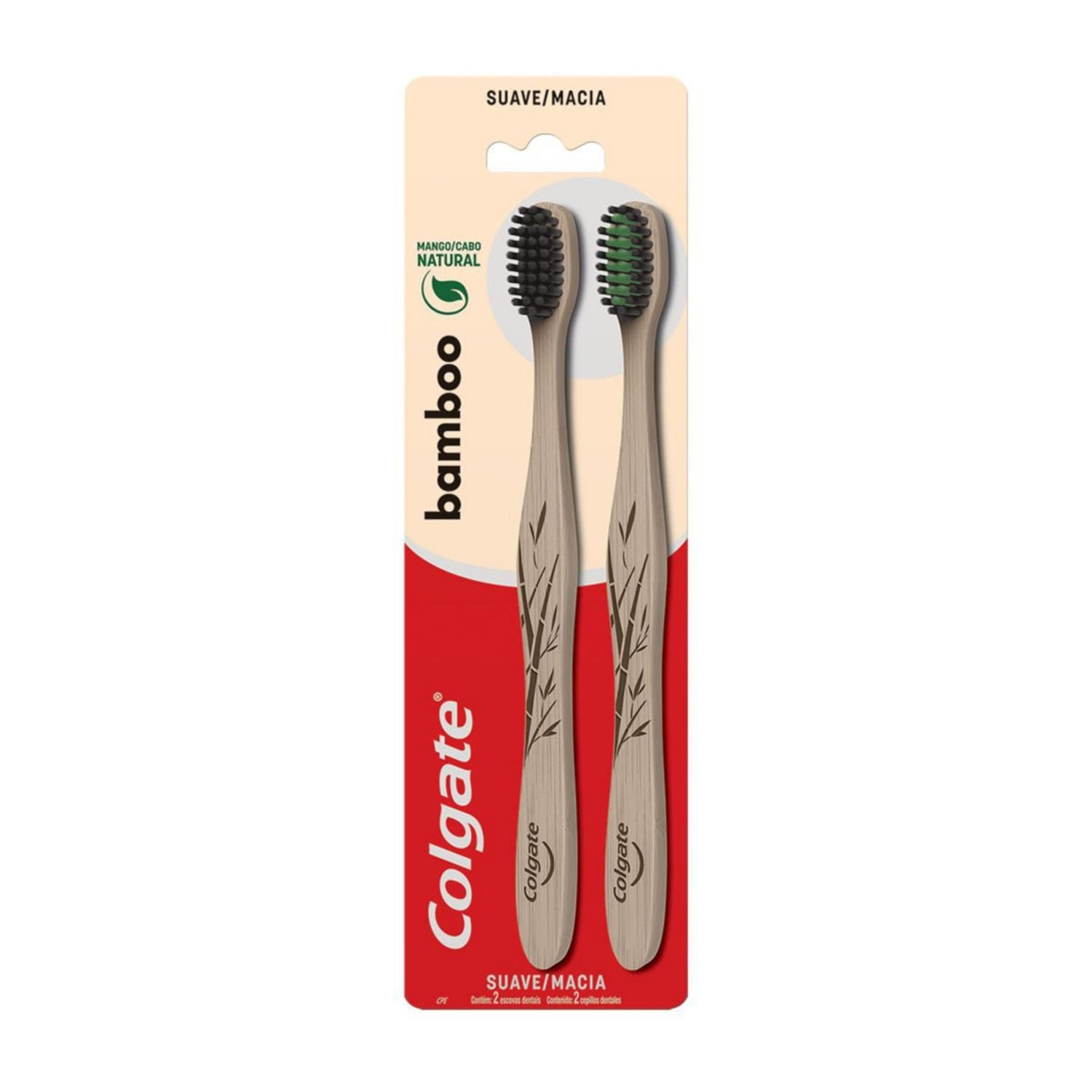 Colgate Cepillo Dental Bamboo 2pack