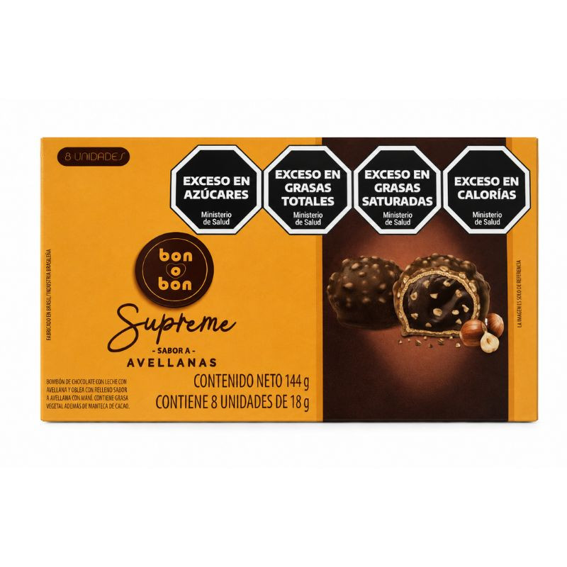 Bon O Bon Supreme Caja 8 Un x 144g