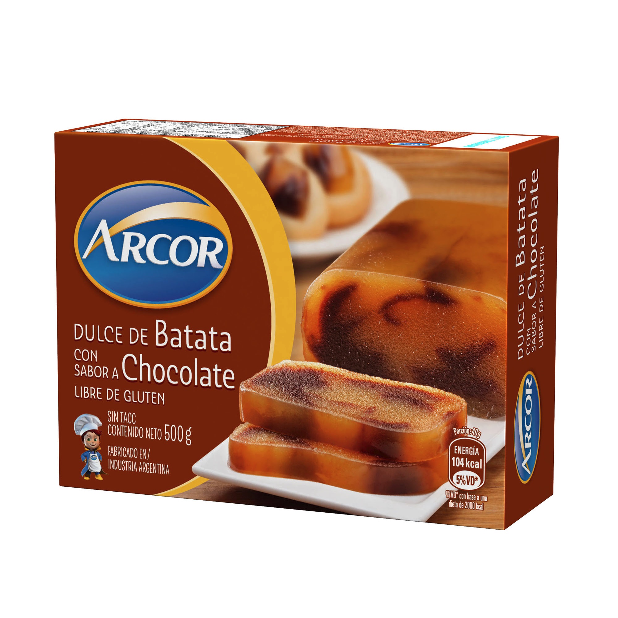 Dulce de Batata con Chocol. en Barra 200