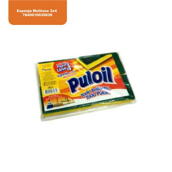 Puloil Esponja Multiuso 3x4