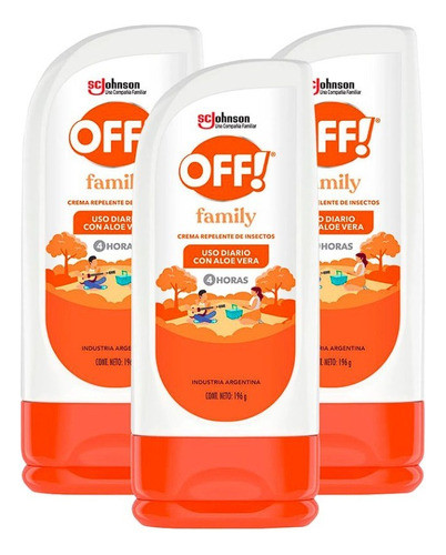 Off Family Cream 196ml x12