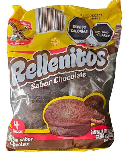 Rellenitos de Chocolate 104g