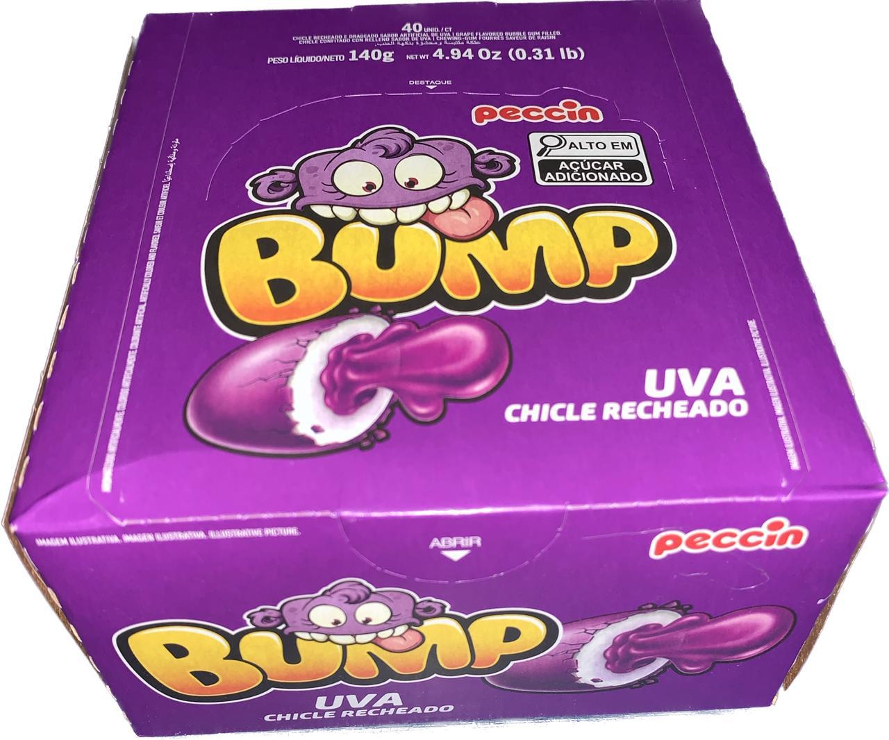 Chicle Peccin Bump Uva 140g