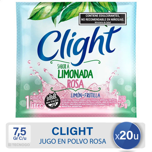 Clight Limón Rosa 8g