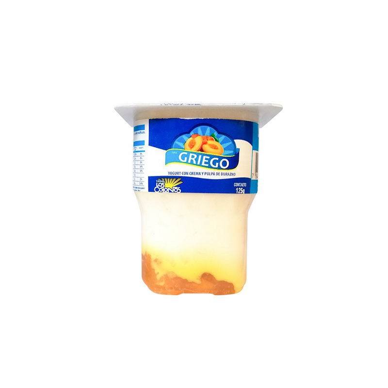 Yogurth Griego x 125g-Durazno