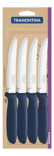 Cuchillo Ipanema Azul Tramontina 12pz