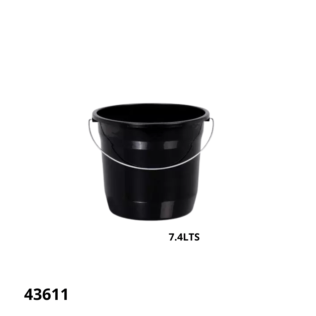Balde Negro Pg-204 7,4L