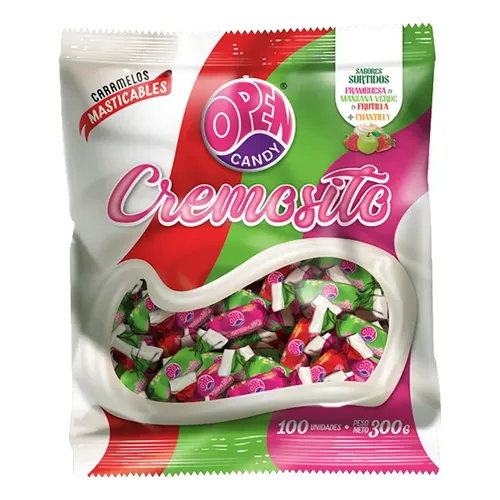 Caramelo Peccin Masticable Frambuesa 400g