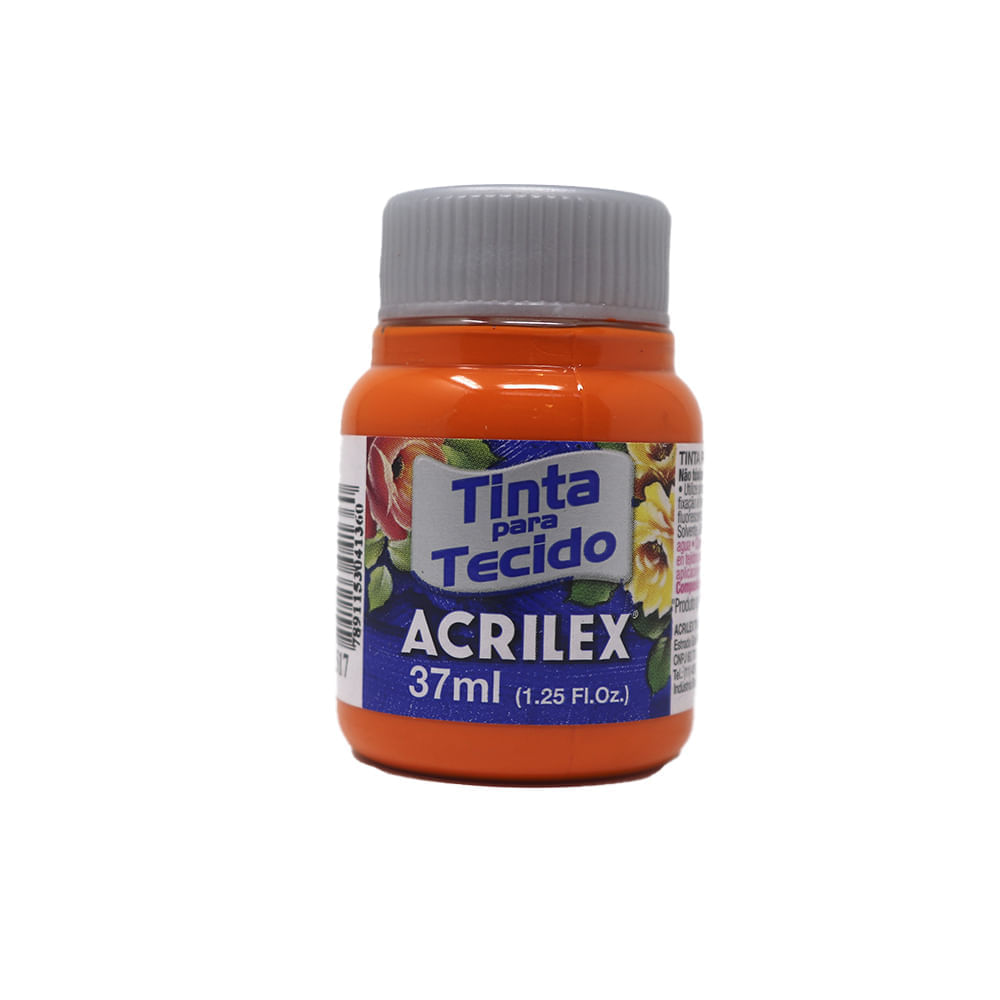 Tinta para Tejido Mate Naranja Acrile 37ml