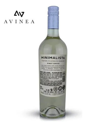 Vino Minimalista Pinot Grigio 750cc