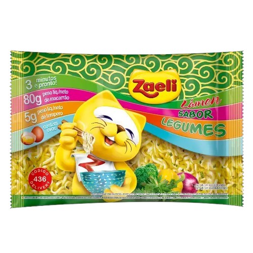 Zaeli Fideos Instant. Verduras 85g