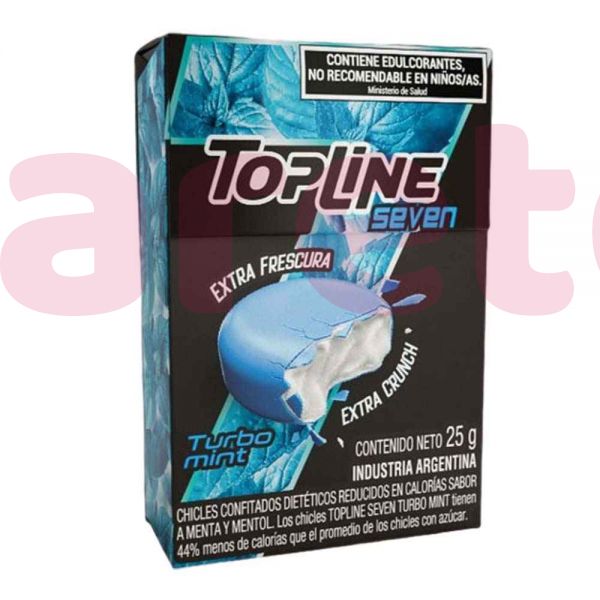 Cajita Topline 7 Turbo Minti 25g
