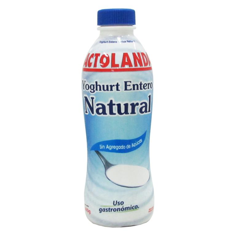 Yogurt Entero Natural Lactolanda 1L