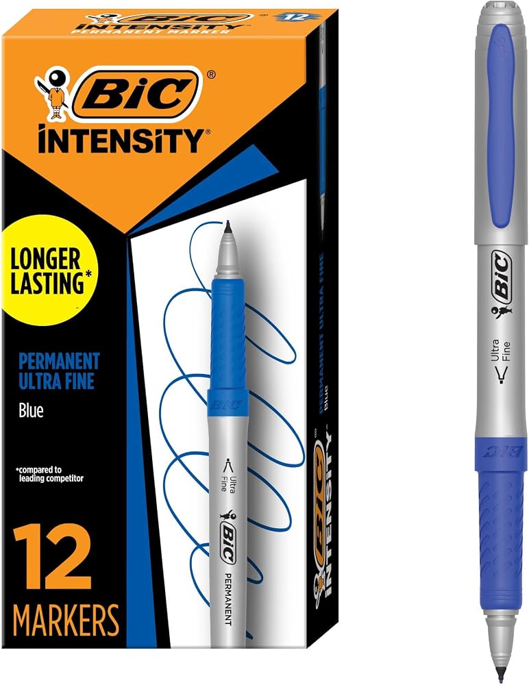 Marcador Permanente Bic Azul