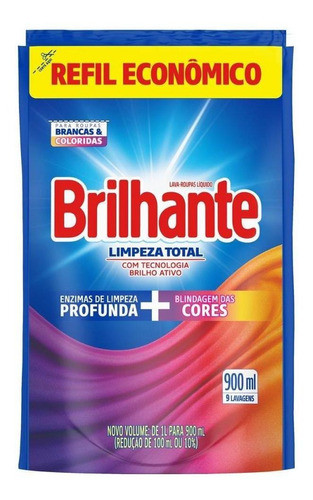 Brillante Dt Líquido Limpieza Total 12x900ml