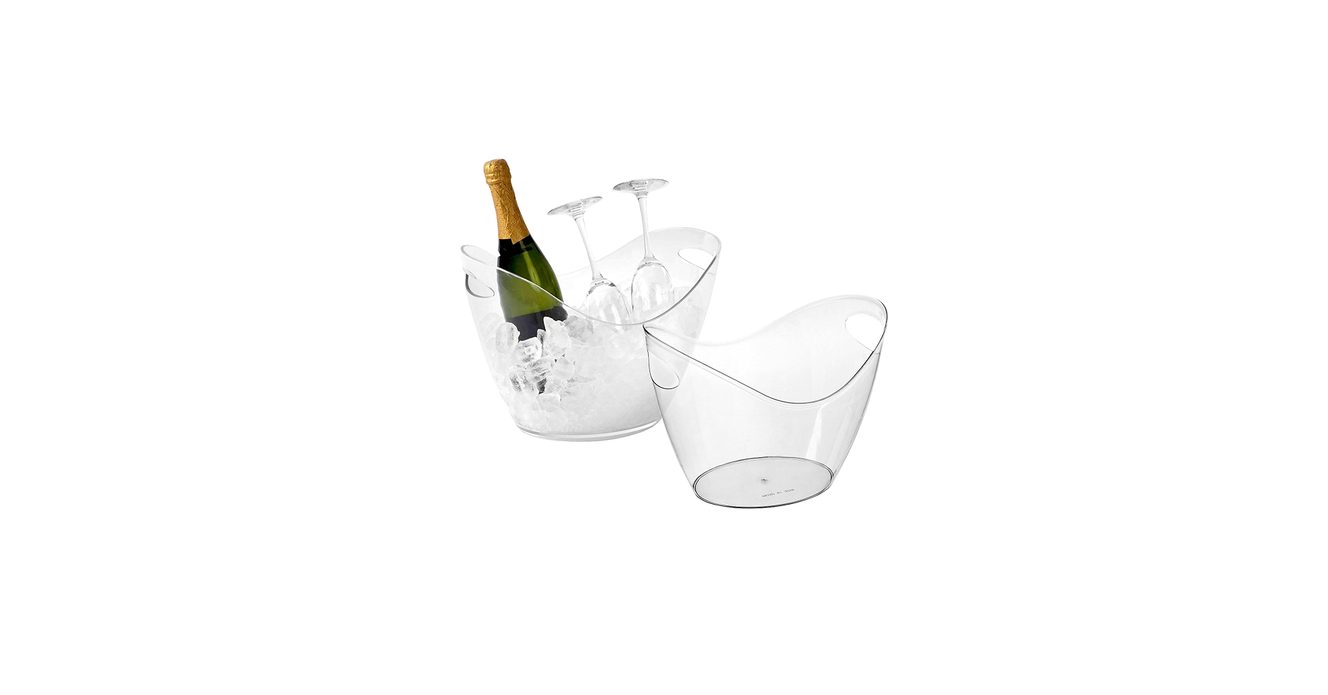 Champañera Acrlico Uz188 Transp. 3,3L