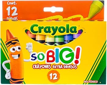 Crayola Gruesa de 12 Colores Acrilex