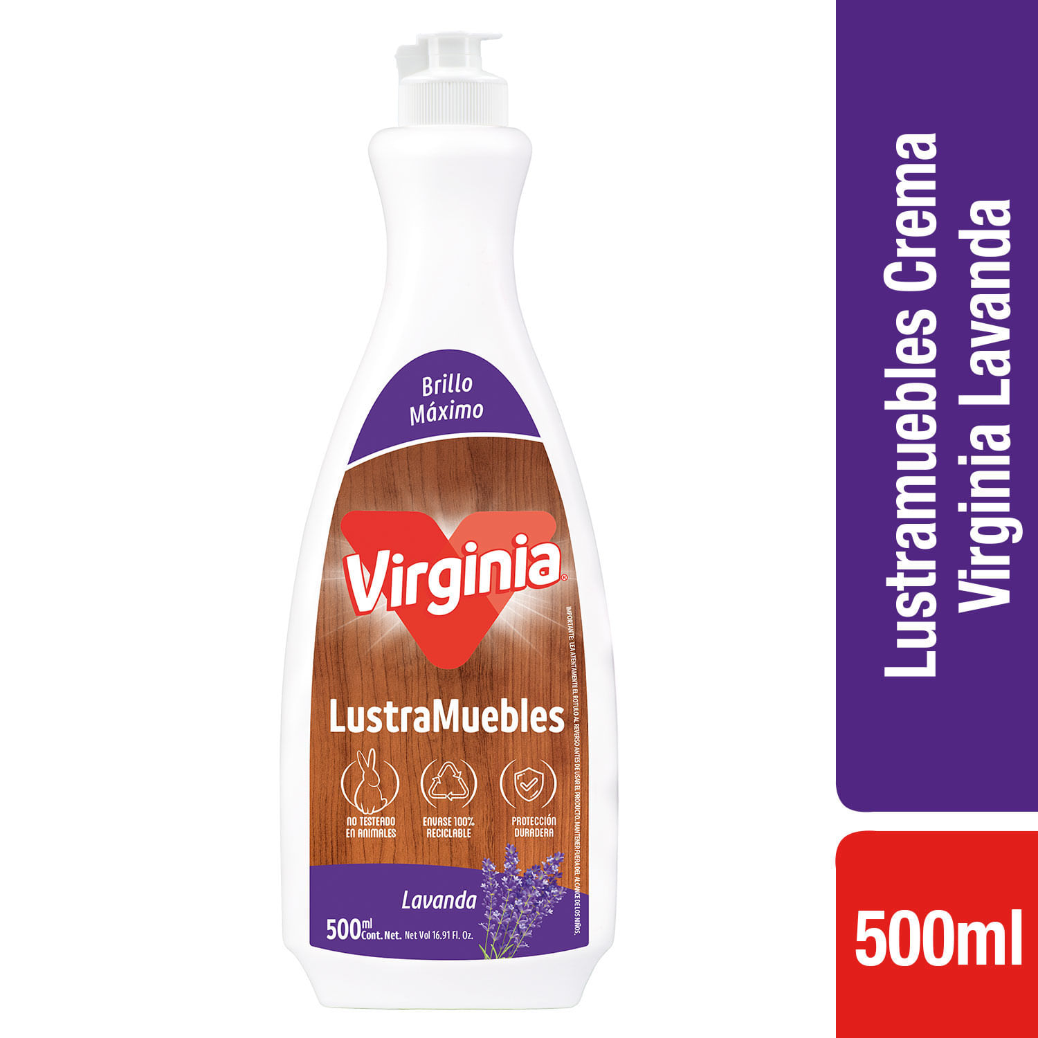 Lustramuebles Lavanda Virginia 500ml
