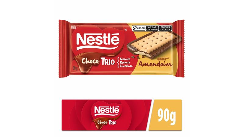 Nestle Chocotrio Maní 90g