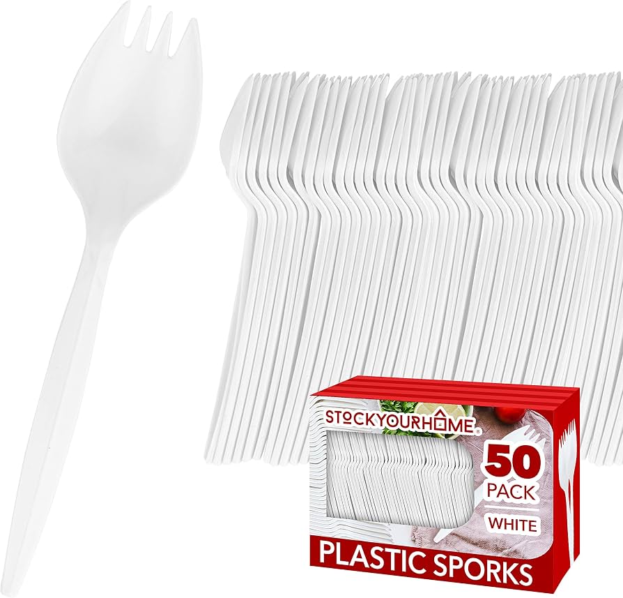 Tenedor Blanco Sert Plast x50