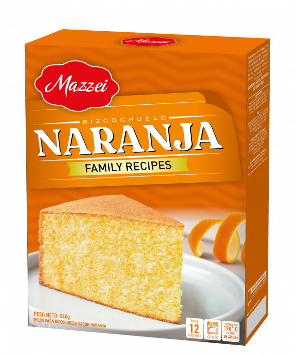 Mazzei Premezcla Sabor Naranja 540g