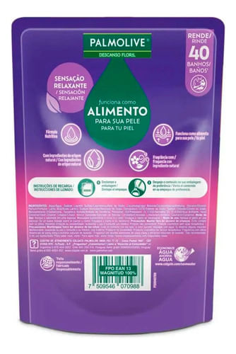 Palmolive Jabón Líquido Descanso Floral 12