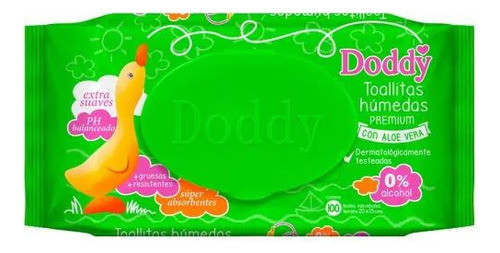 Toallitas Doddy Aloe Vera 100