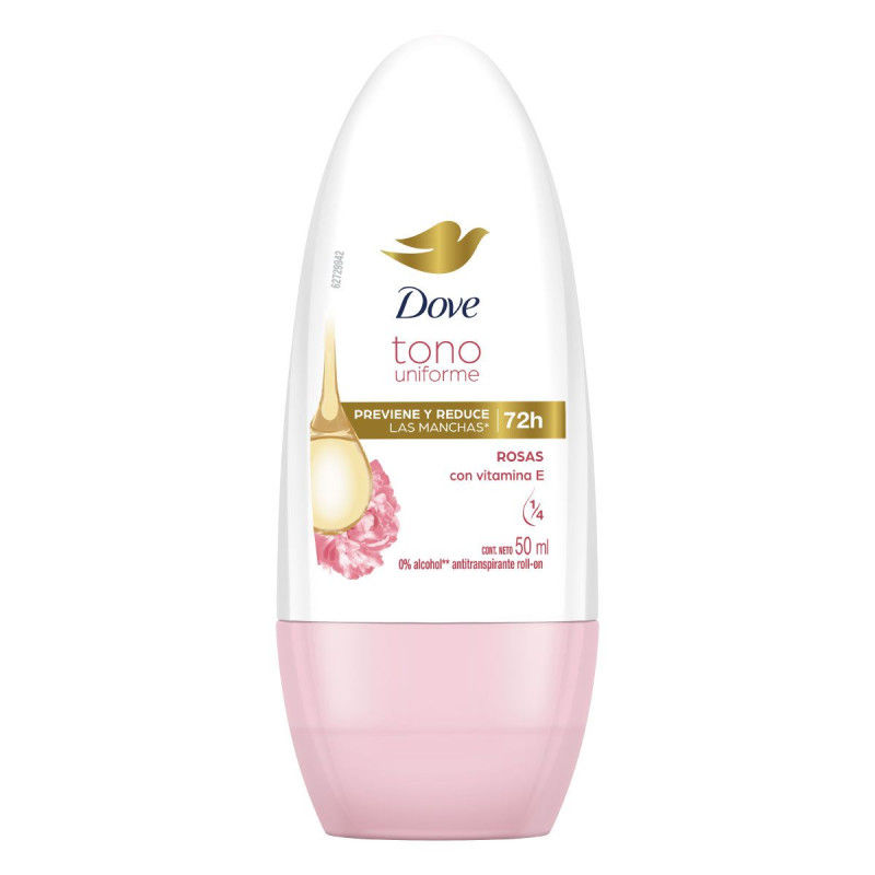 Desodorante Dove Roll Ap Wom Rosas 50ml